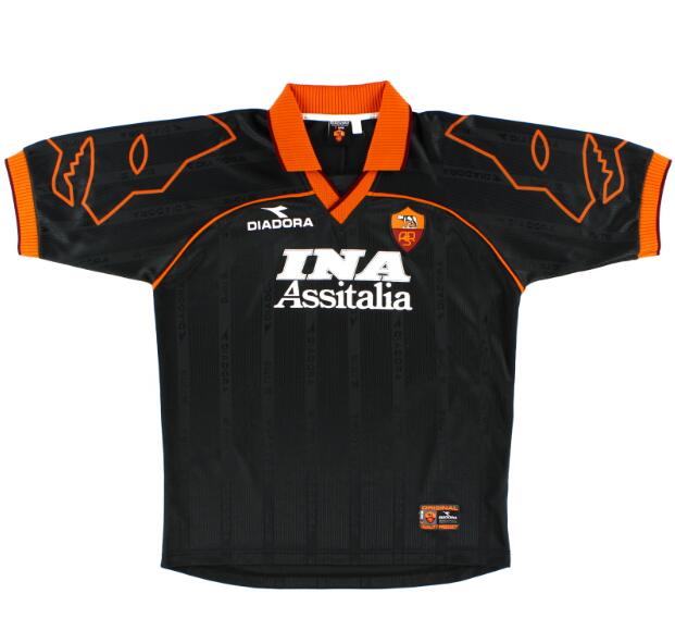 1999-2000 Roma Retro Away Kit Soccer Jersey